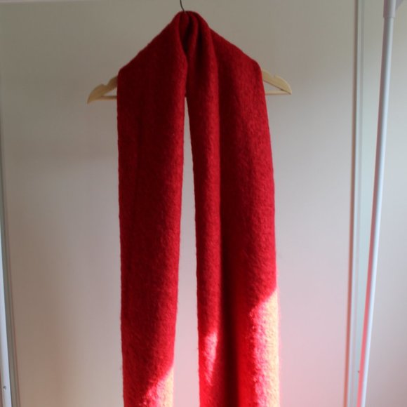 Giant Red Abercrombie Scarf ** 3 for $20 ** - Picture 1 of 3